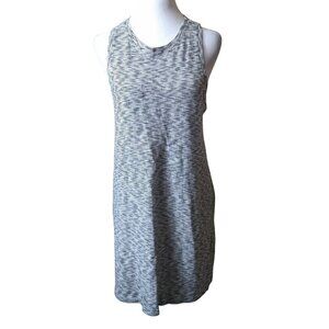 Aerie Size Medium Sleeveless Striped Black White Tank Dress Pullover Athleisure